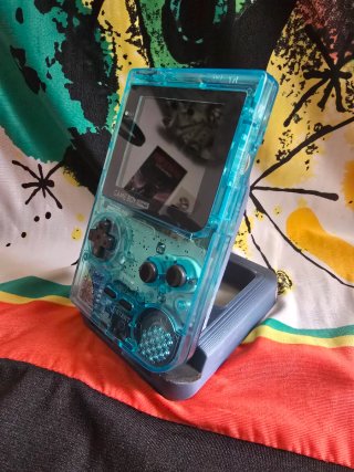 Game Boy Pocket Azul IPS + Amplificador Audio