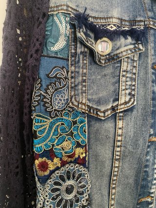 Chaqueta Desigual Talla M Vaquera