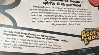 Pokémon ASCESA EROICA mega Emboar EX ITA