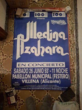 Cartel concierto Medina Azahara 1993