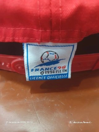 Gorra España Mundial Francia '98 Vintage