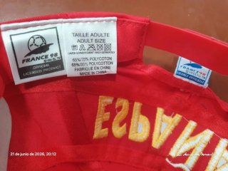 Gorra España Mundial Francia '98 Vintage