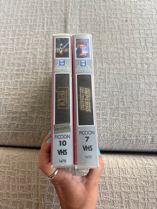 VHS Star Wars: El Retorno del Jedi y El Imperio