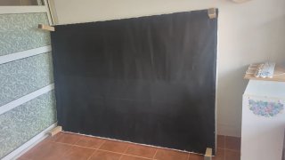 Somier tapizado tela y madera