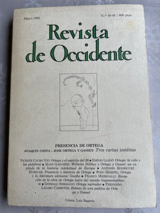 Lote de 8 Revista de Occidente con núms Extraordin