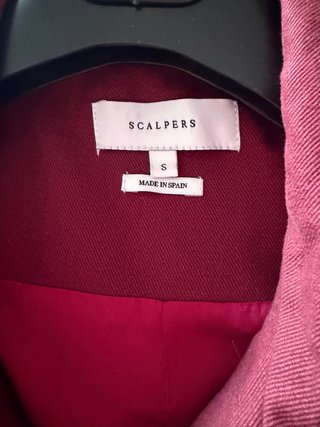 Cazadora Scalpers Mujer Roja, burdeos