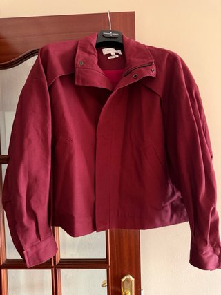 Cazadora Scalpers Mujer Roja, burdeos
