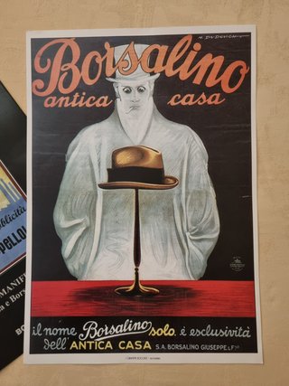 Portfolio di manifesti d'arte Borsalino