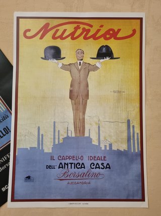 Portfolio di manifesti d'arte Borsalino