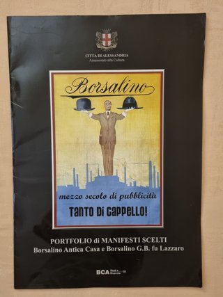 Portfolio di manifesti d'arte Borsalino