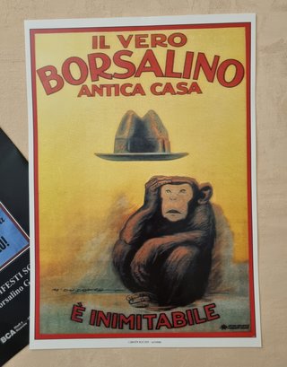 Portfolio di manifesti d'arte Borsalino