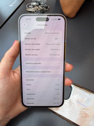 iPhone 14 Pro Max Blanco