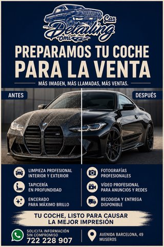 ¿Tu coche no se vende? Lo preparamos para la venta