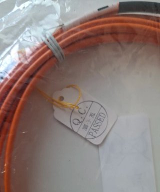 Cable Fibra Óptica LC-LC Naranja 3m