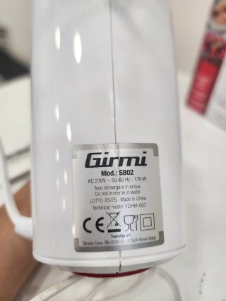 Batidora eléctrica Girmi 5 velocidades