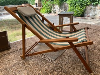 Hamaca jardín vintage restaurada