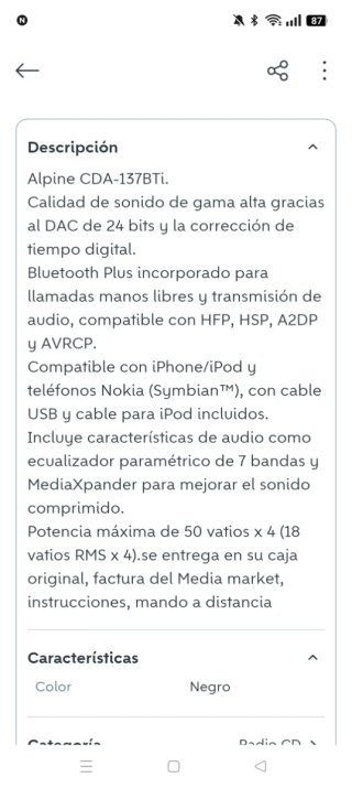Auto radio Alpine