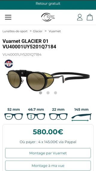 Gafas Vuarnet Glacier NUEVAS