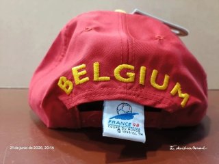 Gorra Bélgica Mundial Francia 98 Vintage
