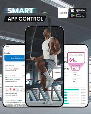 Cuerda Saltar RENPHO Smart con Contador