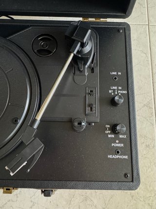 Tocadiscos Portátil Retrolife Negro