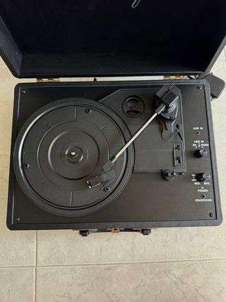 Tocadiscos Portátil Retrolife Negro