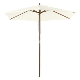 Ombrellone da Giardino 2.5x2.3 m a 6 Stecche, in L