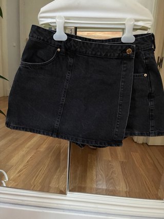 Falda pantalón Zara negra