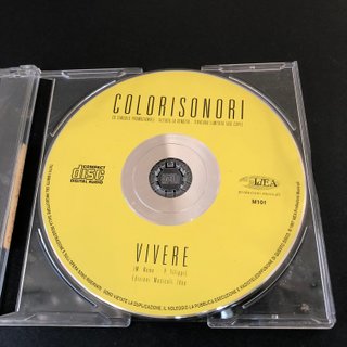Colorisonori Vivere CD Singolo Promo 1997