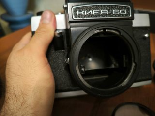 Fotocamera Kiev 60 fatta revisionare