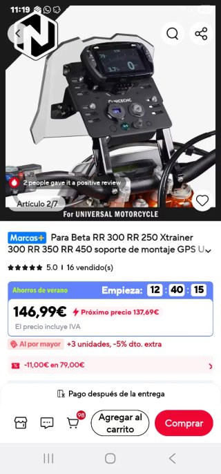 Soporte GPS NICECNC
