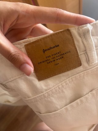 Pantalones vaqueros blancos Stradivarius
