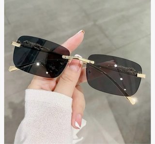 Gafas de sol Dervin rectangulares sin montura