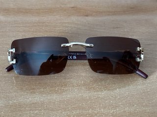 Gafas de sol Dervin rectangulares sin montura
