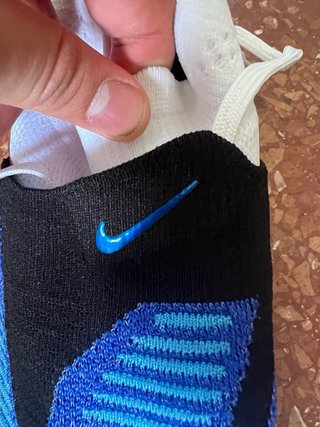 Botas de fútbol Nike Phantom Azules/Rosadas