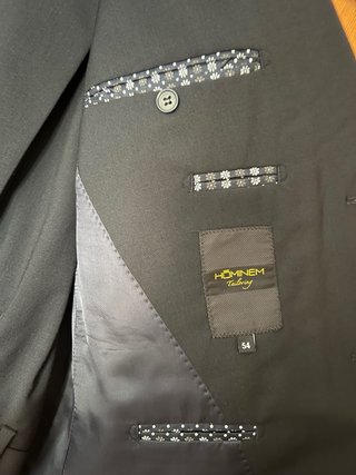 Traje Chaqueta Hombre Negro