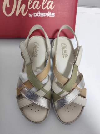 Sandalias OHLALA confort mujer talla 38,