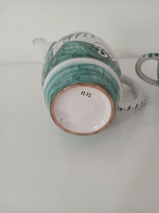 Set Teiera Bricco Tazza Ceramica Vietri Anni '50