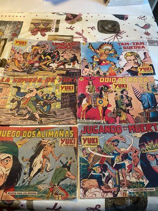 6 comics yuki originales 1958