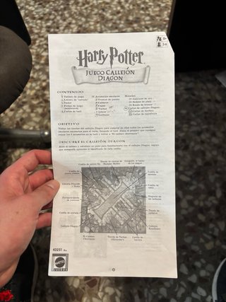 Juego mesa Harry Potter Callejón Diagón Incompleto