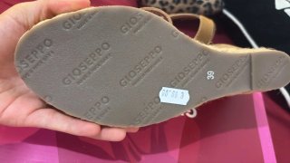 Sandalo Gioseppo con zeppa e frange