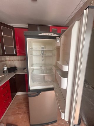 Frigorífico plateado