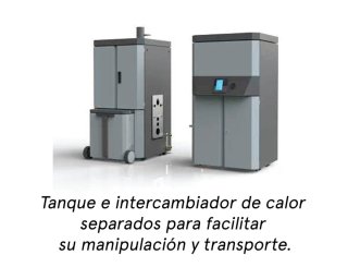 Caldera de pellet Logika 25/35 Kw NUEVA