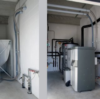 Caldera de pellet Logika 25/35 Kw NUEVA