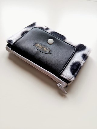Cartera ARTESANAL NUEVA - Billetera Pelo Dalmata