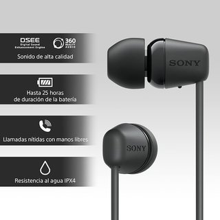 Auriculares Sony Inalámbricos Negros/Grises