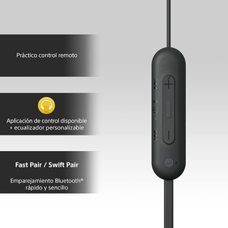 Auriculares Sony Inalámbricos Negros/Grises
