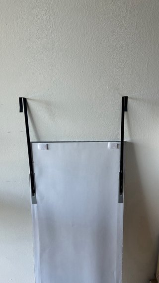 Specchio nero da porta