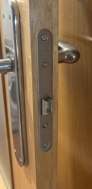 Puerta interior roble con cristal