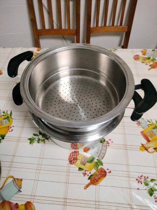 Olla AMC y vaporera 28 cm. No INDUCCIÓN